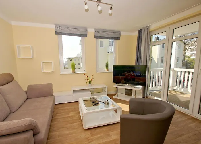 Appartement Balkon, Gratis Nutzung Vom Ahoi Erlebnisbad Und Sauna In Sellin - Meeresblick 54 Goehren (Ruegen)