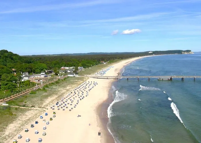 Balkon, Gratis Nutzung Vom Ahoi Erlebnisbad Und Sauna In Sellin - Meeresblick 54 Appartement