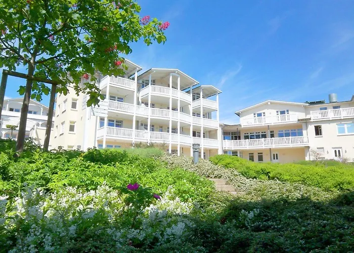 Balkon, Gratis Nutzung Vom Ahoi Erlebnisbad Und Sauna In Sellin - Meeresblick 54 Appartement